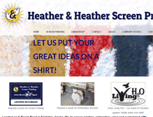 Tablet Screenshot of heatherandheather.net